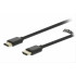 Καλώδιο HDMI αρσ. - HDMI αρσ. με επίχρυσες επαφές, 1m.