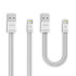 Καλώδια δεδομένων Remax Tengy RC-062i, iPhone Lightning (iPhone 5/6/7), 1.0m & 0.16m, λευκό - 14924