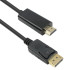 Καλώδιο DeTech DP 14+1 cooper σε HDMI, 3m, Μαύρο - 18274