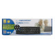 Esperanza USB Keyboard EK129 Wired ΜΕ ΜΕΓΑΛΑ ΓΡΑΜΜΑΤΑ ΓΙΑ ΗΛΙΚΙΩΜΕΝΟΥΣ