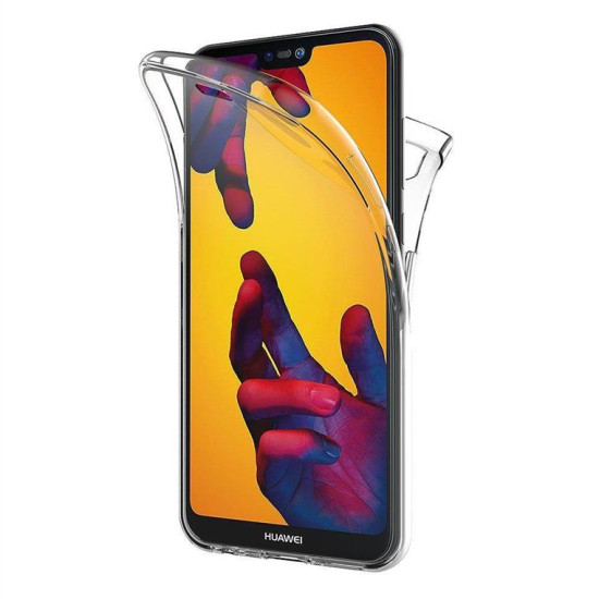 360" Ultra Slim Front+Back Case HUA P20 Lite transparent