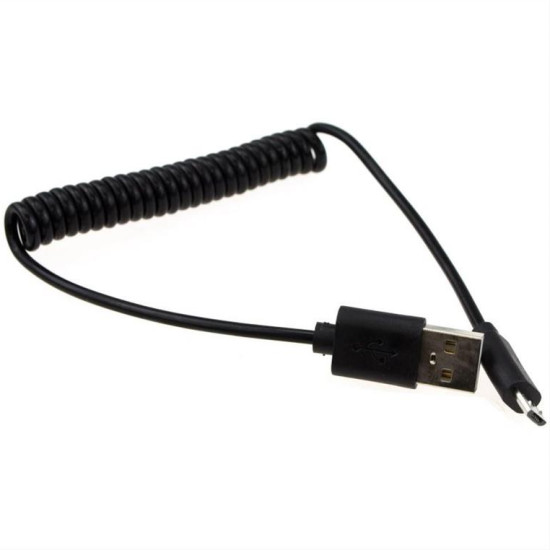 Gembird USB Cable AM-Micro 2.0 20-60cm (coiled) CC-MUSB2C-AMBM-0.6M Gembird USB Cable AM-Micro 2.0 20-60cm (coiled) CC-MUSB2C-AMBM-0.6M