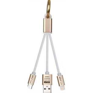 GOLF GOLDEN KEY 2 IN 1 USB CABLE