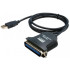 Καλώδιο USB σε Παράλληλο, DeTech - 18122