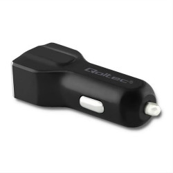 Qolec car charger 12-24V | 12W | 2.4A | Micro USB 50138