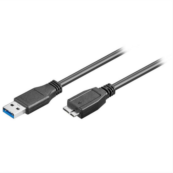 Καλώδιo USB 3.0 A αρσ. - USB micro B αρσ. 0.5 m (95734)