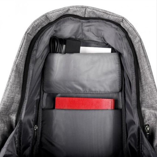 Αnti-theft σακίδιο πλάτης για laptop έως 15,6'' με ενσωματωμένη θύρα