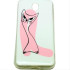 Drawing TPU case Pink Cat for Samsung J7 2017 J730 GSM032054