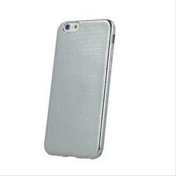 Elegance carbon case for Iphone 7 silver / iPhone 8 GSM028434