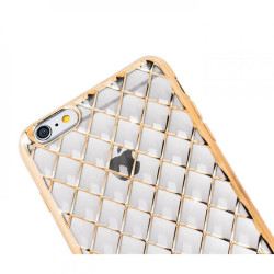 TPU Grid Case for iPhone 7 gold / iPhone 8 GSM022775
