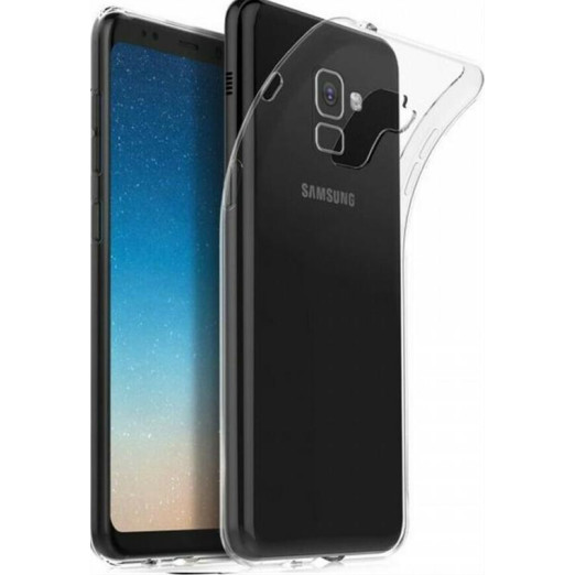 Ultra Slim 0,5 mm TPU case for Samsung A8 2018 A530 transparent GSM033608