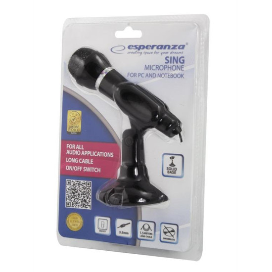 Esperanza MICROPHONE FOR PC AND NOTEBOOK SING EH180