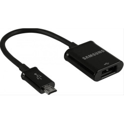 Adapter Samsung ET-R205 black box microUSB-USB Adapter Samsung ET-R205 black box microUSB-USB