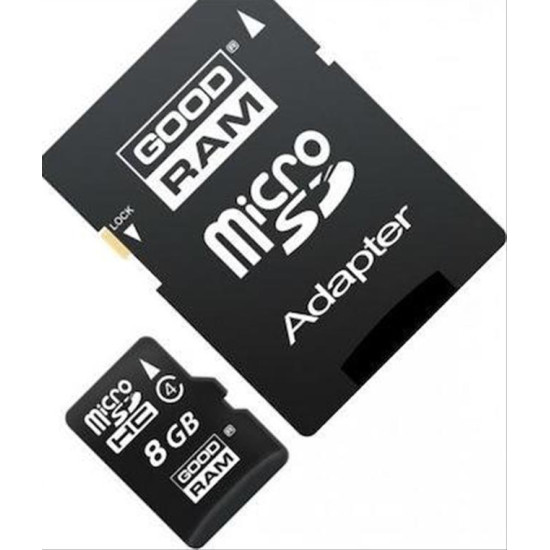GOODRAM microSD 8GB C4 1-adapter M40A-0080R11