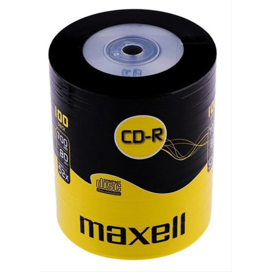 MAXELL CD-R 80min 700mb 52x 100 Spindle MAXELL CD-R 80min 700mb 52x 100 Spindle