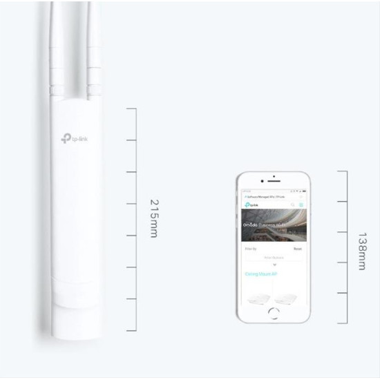 TP-LINK Wireless N Outdoor Access Point EAP110-OUTDOOR 300Mbps, Ver. 3.0