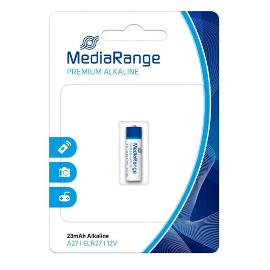 MEDIARANGE Premium alkaline battery A27 6LR27, 12V, 1pc
