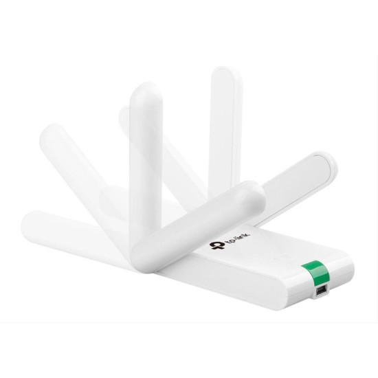 TP-LINK 300Mbps High Gain Wireless USB Adapter (2.4GHz) USB 2.0 (1.5m cable) 2x3dBi Ver. 5.0 TP-LINK 300Mbps High Gain Wireless USB Adapter (2.4GHz) USB 2.0 (1.5m cable) 2x3dBi Ver. 5.0