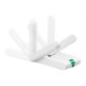 TP-LINK 300Mbps High Gain Wireless USB Adapter (2.4GHz) USB 2.0 (1.5m cable) 2x3dBi Ver. 5.0 TP-LINK 300Mbps High Gain Wireless USB Adapter (2.4GHz) USB 2.0 (1.5m cable) 2x3dBi Ver. 5.0