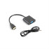 LANBERG HDMI-A (M) -> VGA (F) + audio adapter on the cable AD-0017-BK