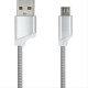 Forever Metal micro USB cable silver T_0015067