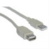 POWERTECH Καλώδιο USB 2.0 σε USB female, 3m, Gray