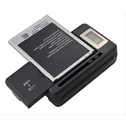 POWERTECH Φορτιστής Μπαταρίας Κινητών Τηλεφώνων, LCD Οθόνη, USB, Black SS-8 POWERTECH Φορτιστής Μπαταρίας Κινητών Τηλεφώνων, LCD Οθόνη, USB, Black SS-8