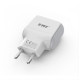 Φορτιστη PSU ΕΜΥ MY-220, 5V 2.4A, Universal, 2xUSB +  iPhone 5/6/7 καλώδιο, λευκό - 14445