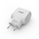 Φορτιστη PSU ΕΜΥ MY-220, 5V 2.4A, Universal, 2xUSB + Micro USB καλώδιο, λευκό - 14444