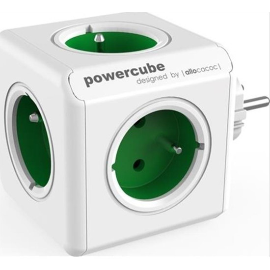 ALLOCACOC PowerCube Original - Πολύμπριζο - Πράσινο