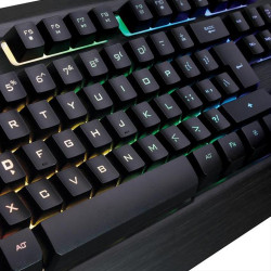 Ενσύρματο gaming πληκτρολόγιο, με RGB LED backlight φωτισμό 7 χρωμάτων NOD METAL STEALTH Ενσύρματο gaming πληκτρολόγιο, με RGB LED backlight φωτισμό 7 χρωμάτων NOD METAL STEALTH