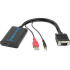 POWERTECH Μετατροπέας από VGA-USB-3.5mm audio jack σε HDMI 1.4V, 0.20cm CAB-H070