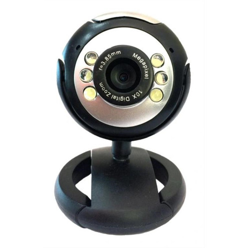 POWERTECH Web Camera 1.3MP, Plug & Play, Black
