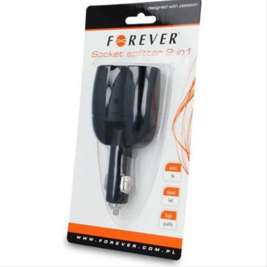 Forever socket splitter 2in1 car's socket splitter T_0007220 Forever socket splitter 2in1 car's socket splitter T_0007220