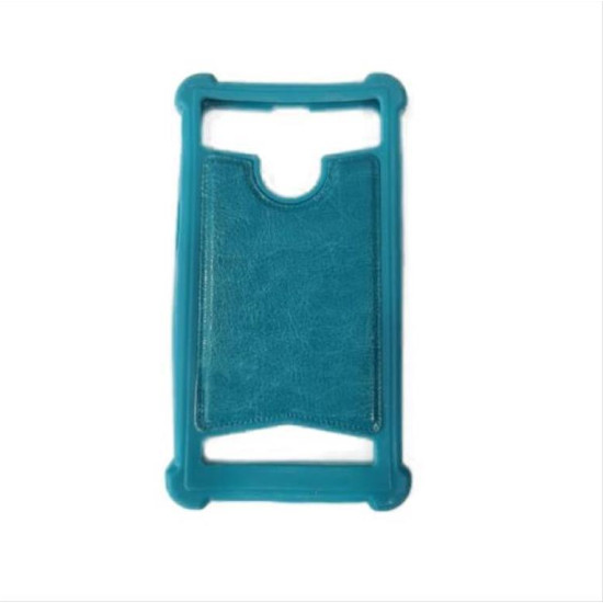 Silicon Universal style case style case 4.5-5.0 blue