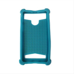Silicon Universal style case style case 4.5-5.0 blue