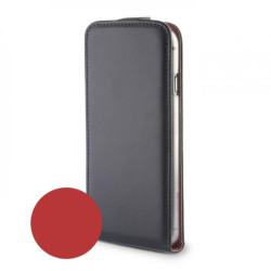 Leather Case Duo for Hua Y5/Y560 black-red Leather Case Duo for Hua Y5/Y560 black-red