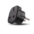Forever travel adapter EU/UK black (T_0013686)