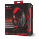 Gaming headset, σε μαύρο χρώμα και κόκκινο LED φωτισμό. (NOD G-HDS-001) Gaming headset, σε μαύρο χρώμα και κόκκινο LED φωτισμό. (NOD G-HDS-001)