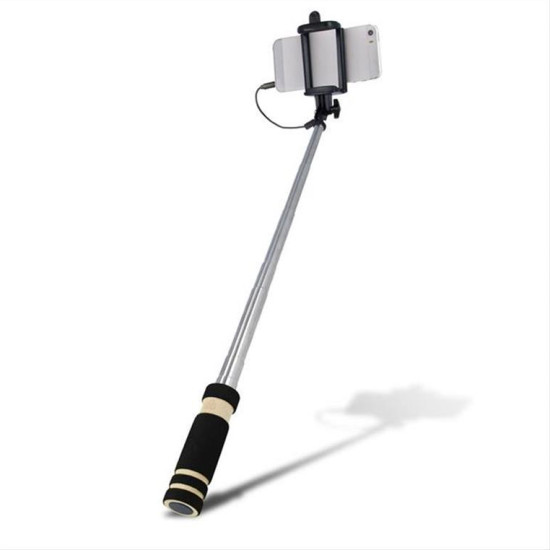 Audio jack selfie stick SETTY black (DW_000027)