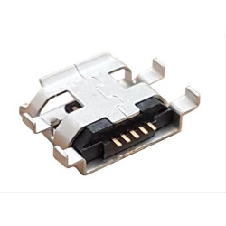 USB 2.0 Connector Mini USB, Flat, Silver USB 2.0 Connector Mini USB, Flat, Silver