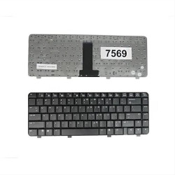 Qoltec 7569 Keyboard for HP DV2000 DV3000 DV3300, DV3400, DV3500 BLACK