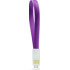 USB Cable with magnet για APPLE IPHONE 5/5C/5S/6/6 PLUS 20 cm purple