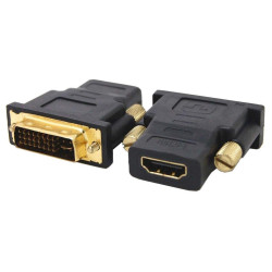 POWERTECH adapter απο DVI I(24+5) M σε HDMI F, GOLD (CAB-H056) POWERTECH adapter απο DVI I(24+5) M σε HDMI F, GOLD (CAB-H056)