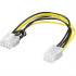 Καλώδιο / αντάπτορας τροφοδοσίας PCI Express 6 pin σε PCI Express 8 pin 19,5 cm 93635 (055-0415)