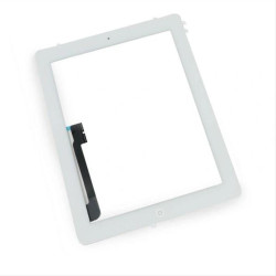 Touch Panel - Digitizer High Copy for iPad 3, with tape, White Touch Panel - Digitizer High Copy for iPad 3, with tape, White