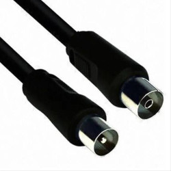 Powertech καλώδιο κεραίας για τηλεόραση pal - 10m - (F-M) - BLACK Powertech καλώδιο κεραίας για τηλεόραση pal - 10m - (F-M) - BLACK