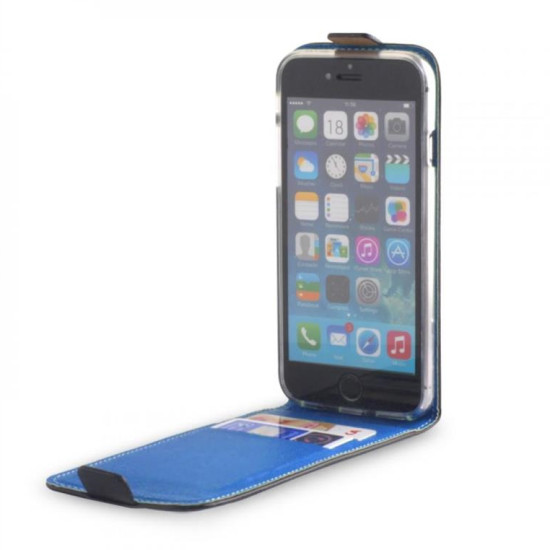 Leather Case Duo for Samsung i9060/i9080 black-blue