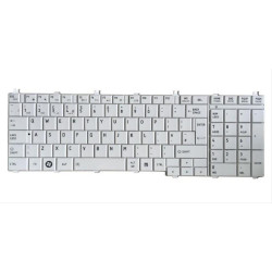 Πληκτρολόγιο για Toshiba Satellite Pro C650/C660/L650/L670, US, λευκό