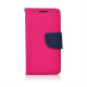 Fancy Book case για SAMSUNG Galaxy J5, Hot Pink/Navy